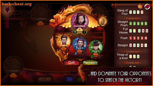 Gang of Four: The Card Game - Bluff and Tactics screenshot