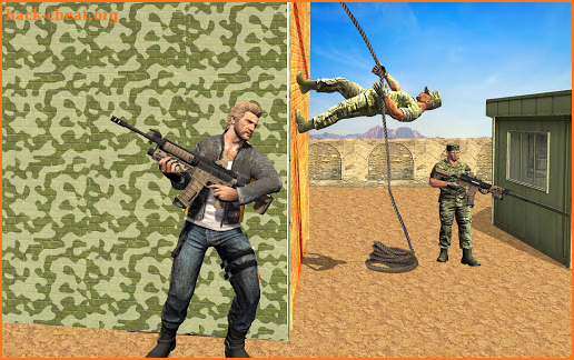 Gangster Attack Army Training Camp:Free Shooting screenshot