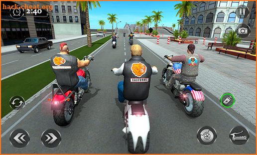 gangster bike racing games: outlaw mad city biker screenshot