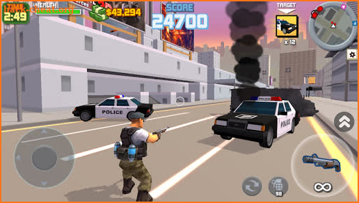 Gangster City- Real Crime Strike Simulator 3D screenshot