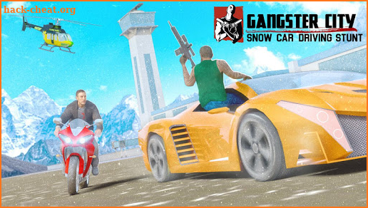 Gangster City Snow Car Drive Stunt screenshot
