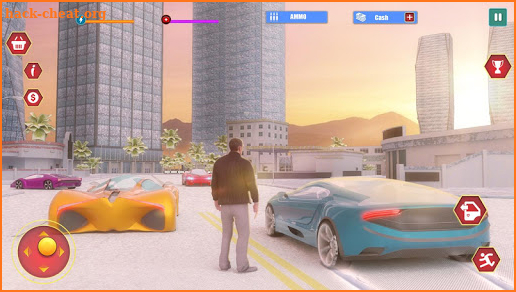 Gangster City Snow Car Drive Stunt screenshot