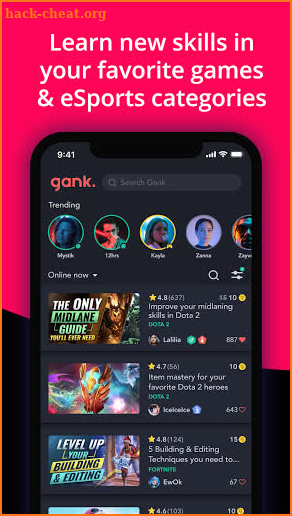 GANK - Play better together screenshot