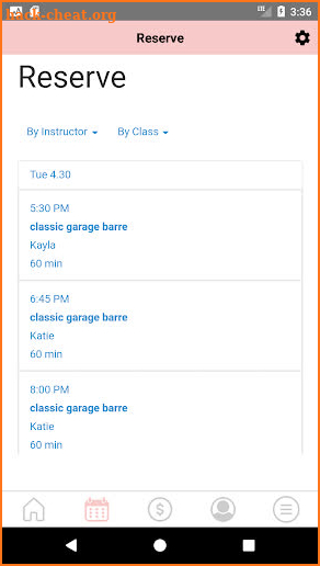 Garage Barre + Bike screenshot