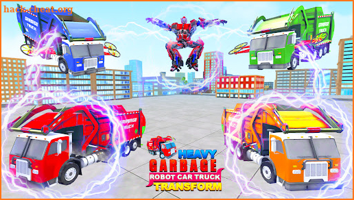 Garbage robot truck war screenshot