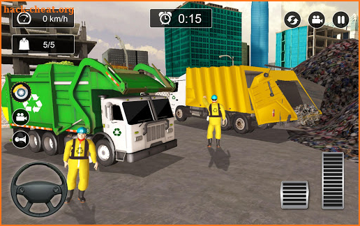 Garbage Truck Driving Simulator - Trash Cleaner screenshot