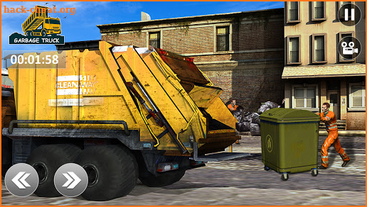 Garbage Truck Simulator 2021:City Trash Truck game screenshot