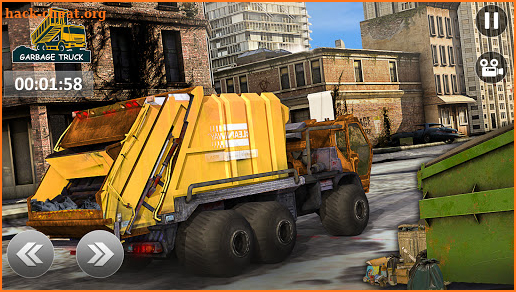 Garbage Truck Simulator 2021:City Trash Truck game screenshot