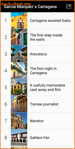 Garcia-Marquez´s Cartagena screenshot