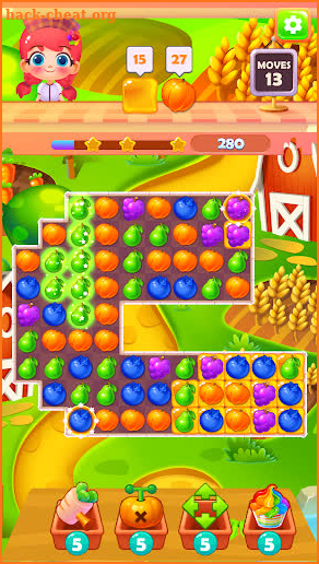 Garden Bounty: Fruit Link Game screenshot
