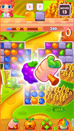 Garden Bounty: Fruit Link Game screenshot