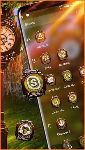 Garden Clock Theme Launcher screenshot