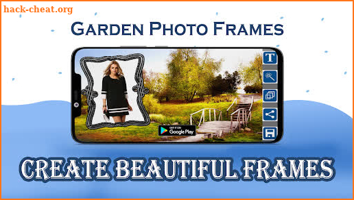 Garden Photo Frame Editor screenshot