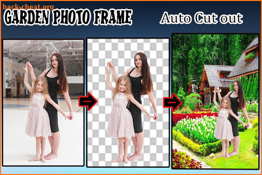 Garden Photo Frame : Photo Cut past Editor screenshot