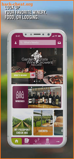 Garden State Wine Growers Assn screenshot