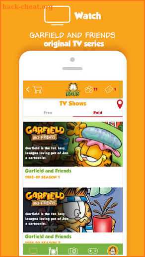 GarfieldEATS Canada screenshot