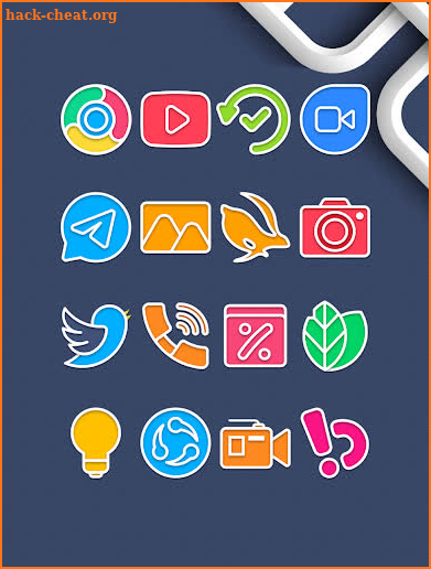 Garis Light - Icon Pack screenshot