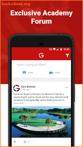 Gary Gilchrist Golf screenshot