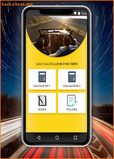 Gas Calculator for Trips screenshot