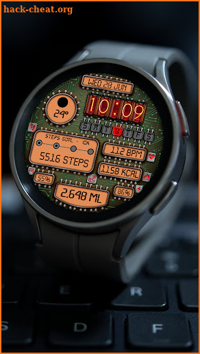 GAS NIXIE URX104 Watch face screenshot