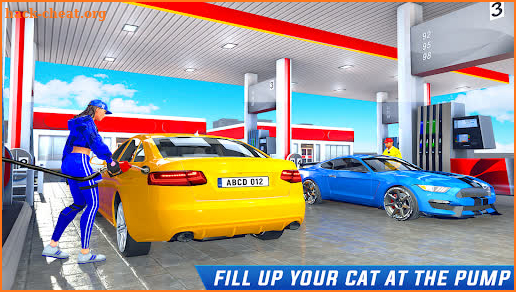 Gas Station Car Driving Game screenshot