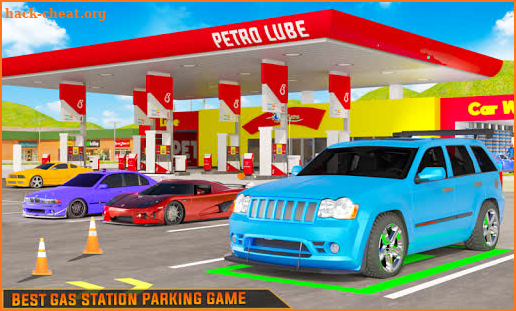 Gas Station Car Driving Simulator Car Parking Game screenshot