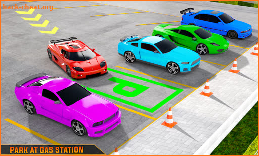 Gas Station Car Driving Simulator Car Parking Game screenshot