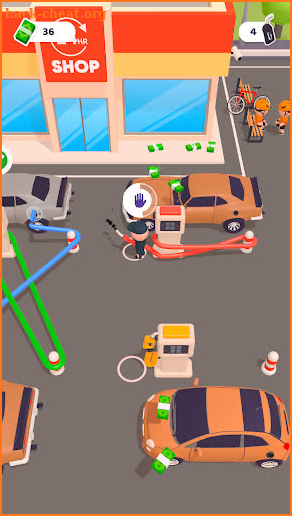 Gas Station Puzzle screenshot