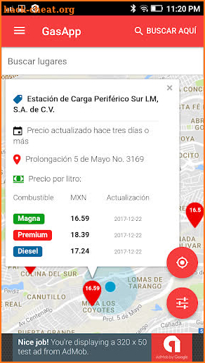 GasApp - Gasolina barata en México screenshot