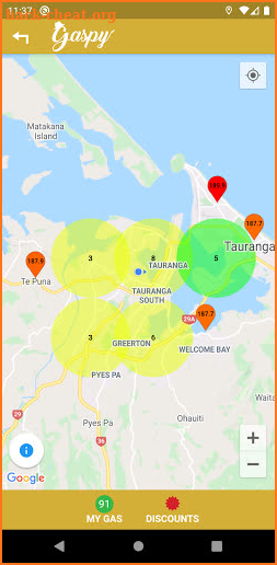 Gaspy - NZ Fuel Prices screenshot