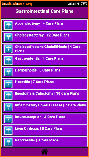 Gastrointestinal Nursing Care Plans screenshot