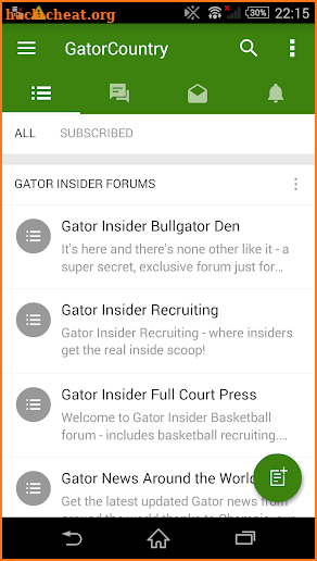 GatorCountry.com screenshot