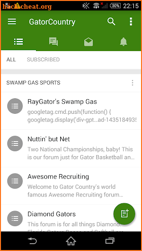 GatorCountry.com screenshot