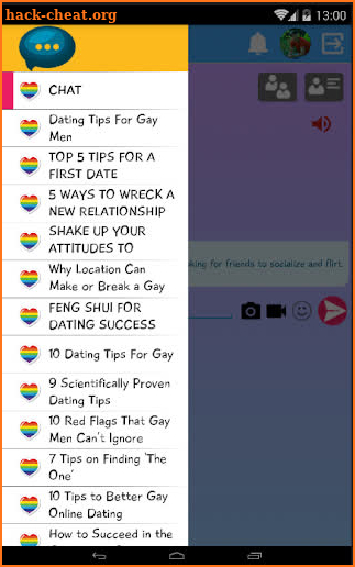Gay chat free screenshot