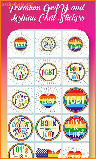 Gay Stickers And Gay Pride screenshot