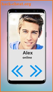 Gay video chat app screenshot