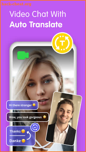 Gaze Video Chat App-Random Live Chat & Meet People screenshot