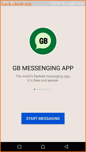 GB MESSENGING APP: new version 2019 screenshot