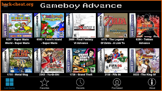 GBA Emulator - Gameboy Advance - Arcade Retro screenshot