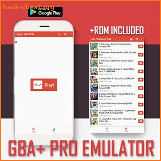 GBA+ Pro Emulator (easyROM) screenshot
