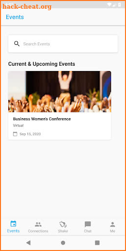 GBACC Events screenshot