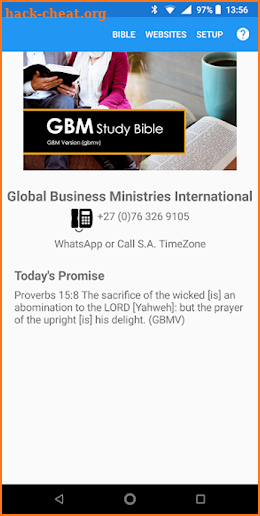 Gbm Bible With Strongs screenshot