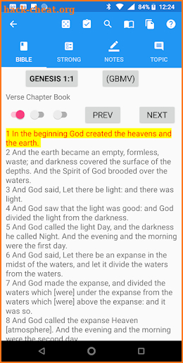 Gbm Bible With Strongs screenshot