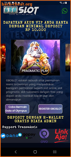 GBOSLOT : Slot Pragmatic Play screenshot