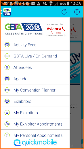 GBTA Convention 2018 App screenshot
