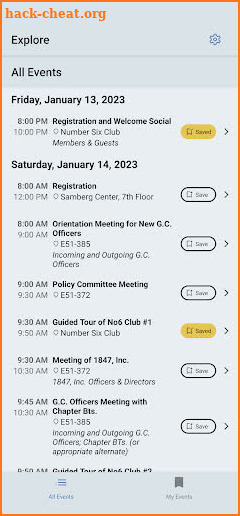 GC 2023 Conference App screenshot