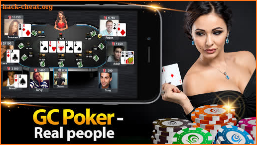 GC Poker: WebCamera-tables, Texas Hold'em, Omaha screenshot