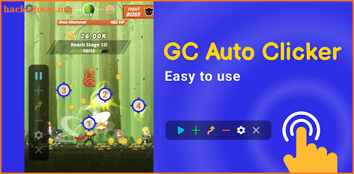 GC&GS Auto Clicker for Games screenshot