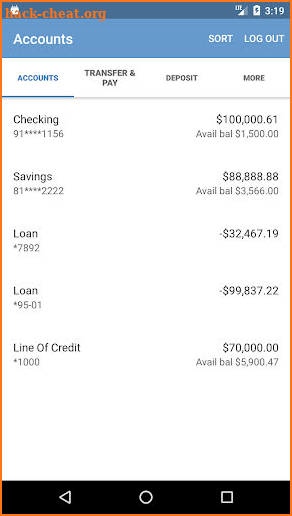 GCS Credit Union MobileBanking screenshot