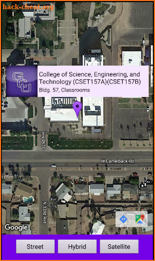 GCU Campus Map screenshot